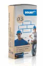 Zaprawa murarska do cienkich spoin do silikatów na cemencie szarym 0.3