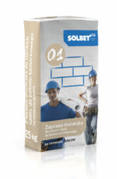 Zaprawa murarska do cienkich spoin do betonu komórkowego na cemencie białym 0.1