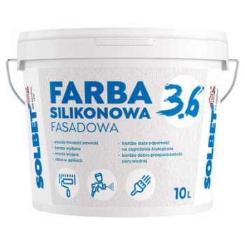 SOLBET Farba Silikonowa 3.6