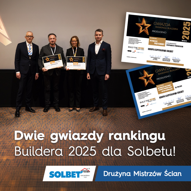 DWIE GWIAZDY RANKINGU BUILDERA 2025 dla SOLBETU