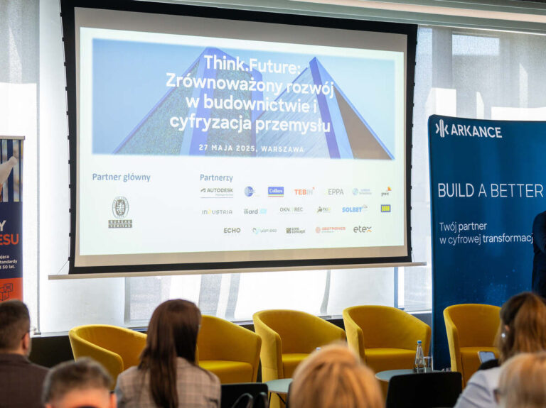 Konferencja Think.Future, Zrównoważony rozwój w budownictwie i cyfryzacji przemysłu